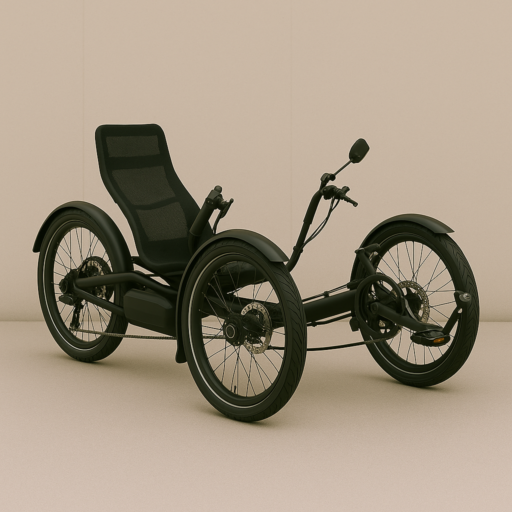a recumbent electric bike