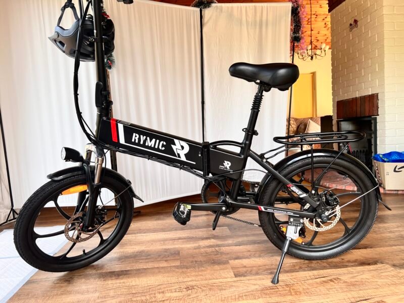 Rymic 20" Folding Electric Bike (20LVXD30) – 250W Motor – Complete Bundle with Helmet & Lock - Like NEW!