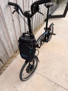 ## Brompton Electric C Line Urban (H2L) - Gloss Black Folding E-Bike. V low mileage and 96% Battery.