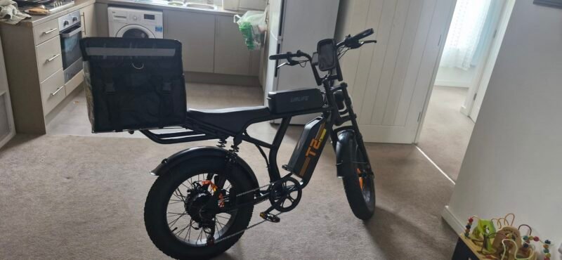 URLife T2 All-Terrain Fat Tyre 20" Ebike with Bike It storage box