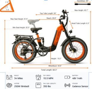 Cyrusher Kommoda 1.0 - Fat Tyre E-Bike, Like New, Huge Extras Bundle