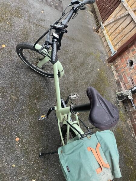 Eovolt Evening 24” Electric Folding Bike – Sage Green